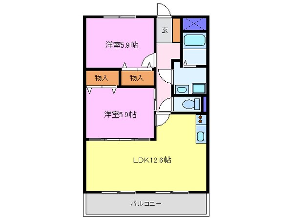 ソレイユの物件間取画像